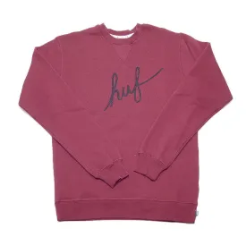 HUF Script Premium Crew Neck