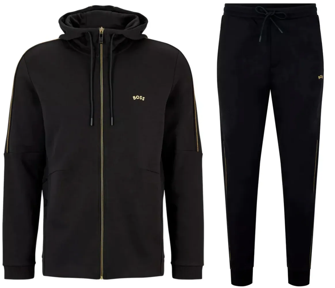 Hugo Boss 50484169-001/50484166-001 Black Tracksuit