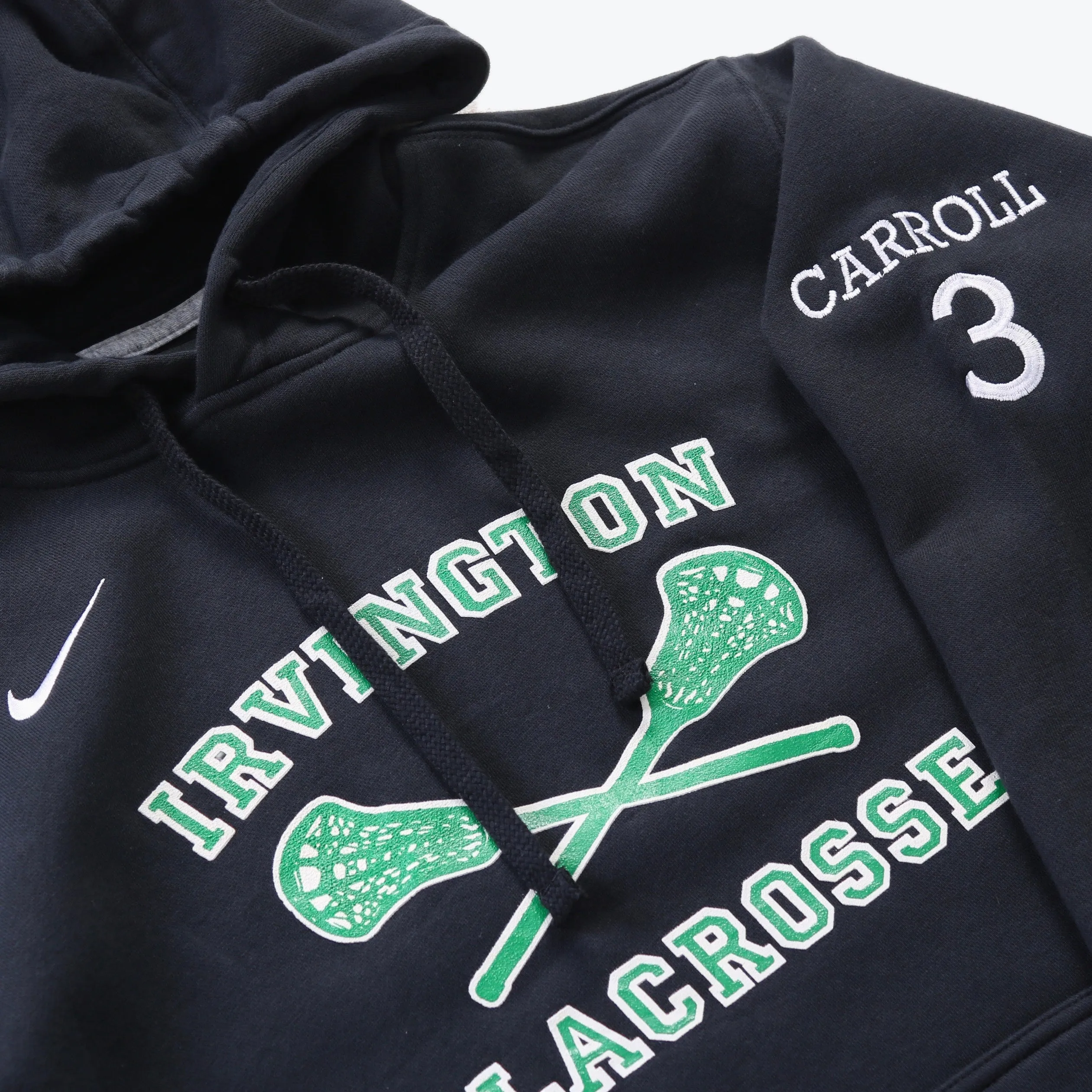 'Irvington Lacrosse' Hooded Sweatshirt