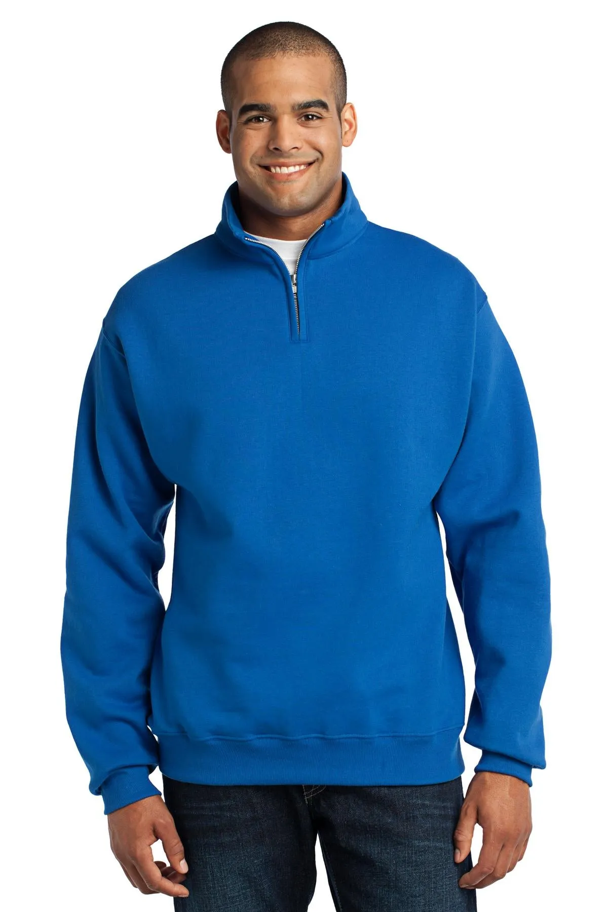 Jerzees - NuBlend 1/4-Zip Cadet Collar Sweatshirt. 995M