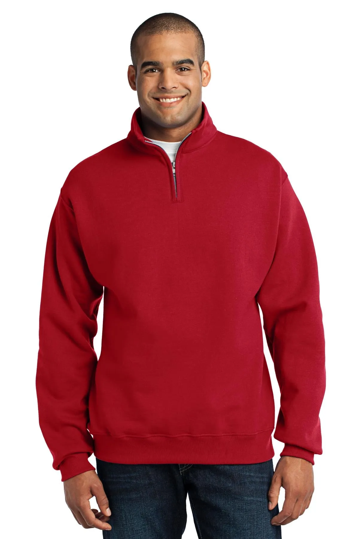 Jerzees - NuBlend 1/4-Zip Cadet Collar Sweatshirt. 995M