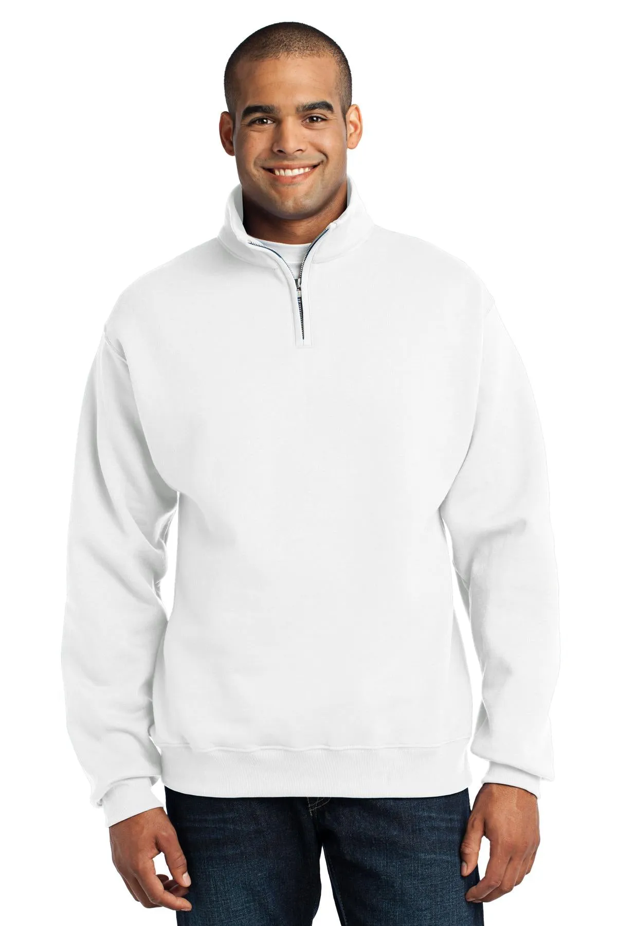 Jerzees - NuBlend 1/4-Zip Cadet Collar Sweatshirt. 995M