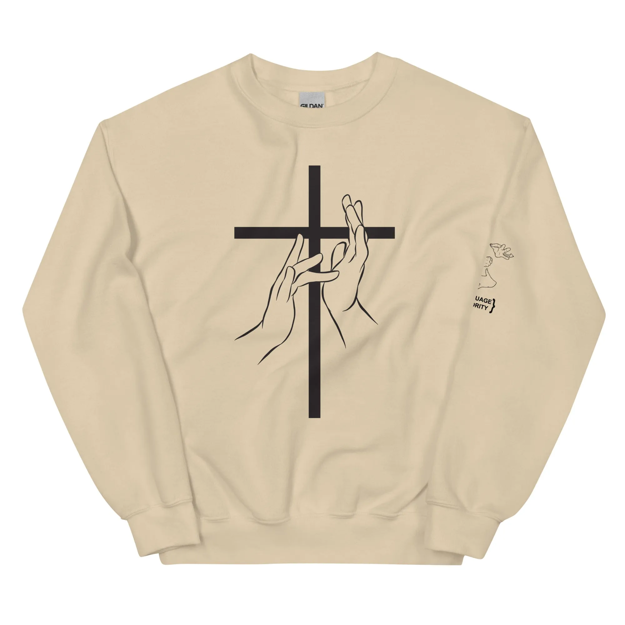 Jesus (ASL) Crew Neck Sweatshirt