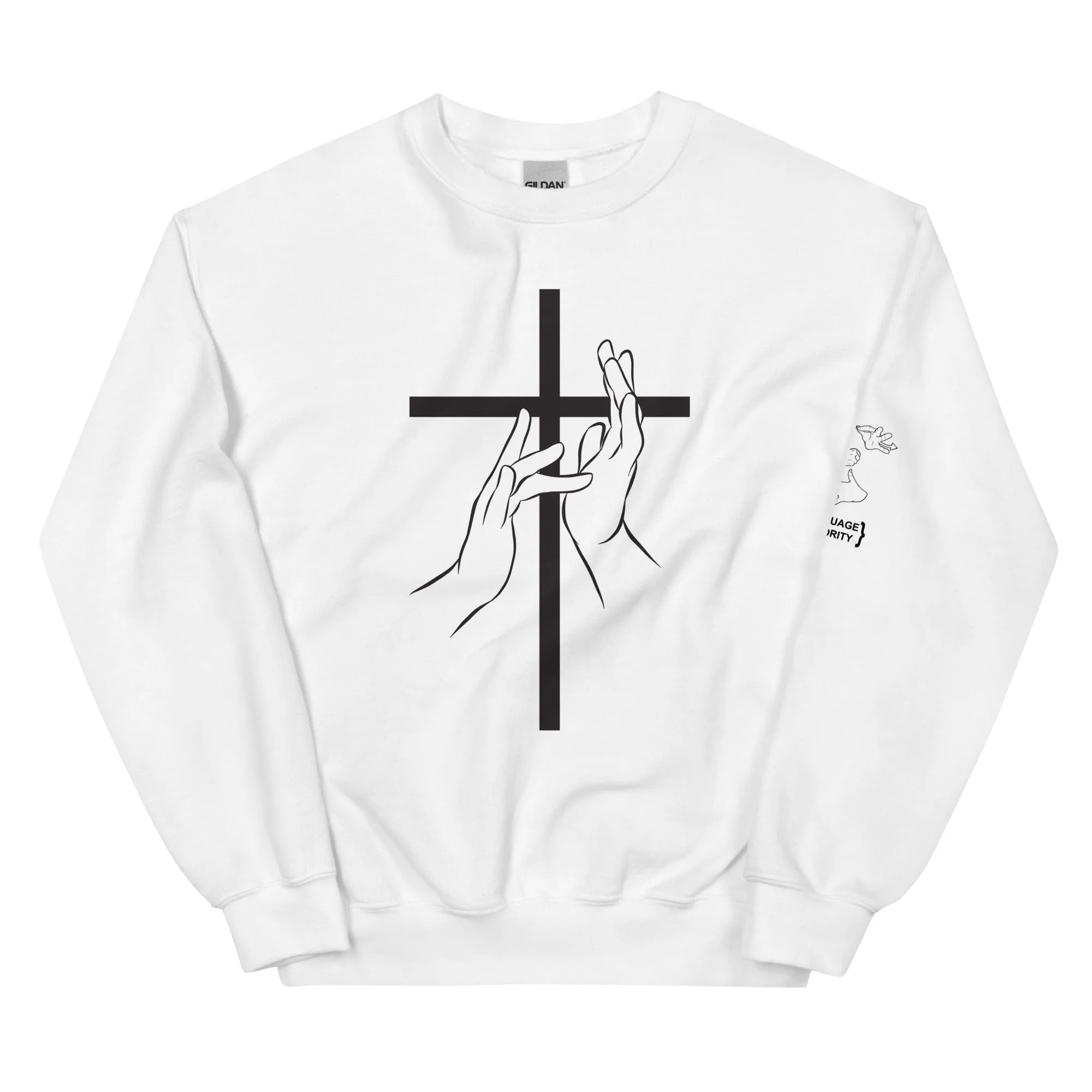 Jesus (ASL) Crew Neck Sweatshirt