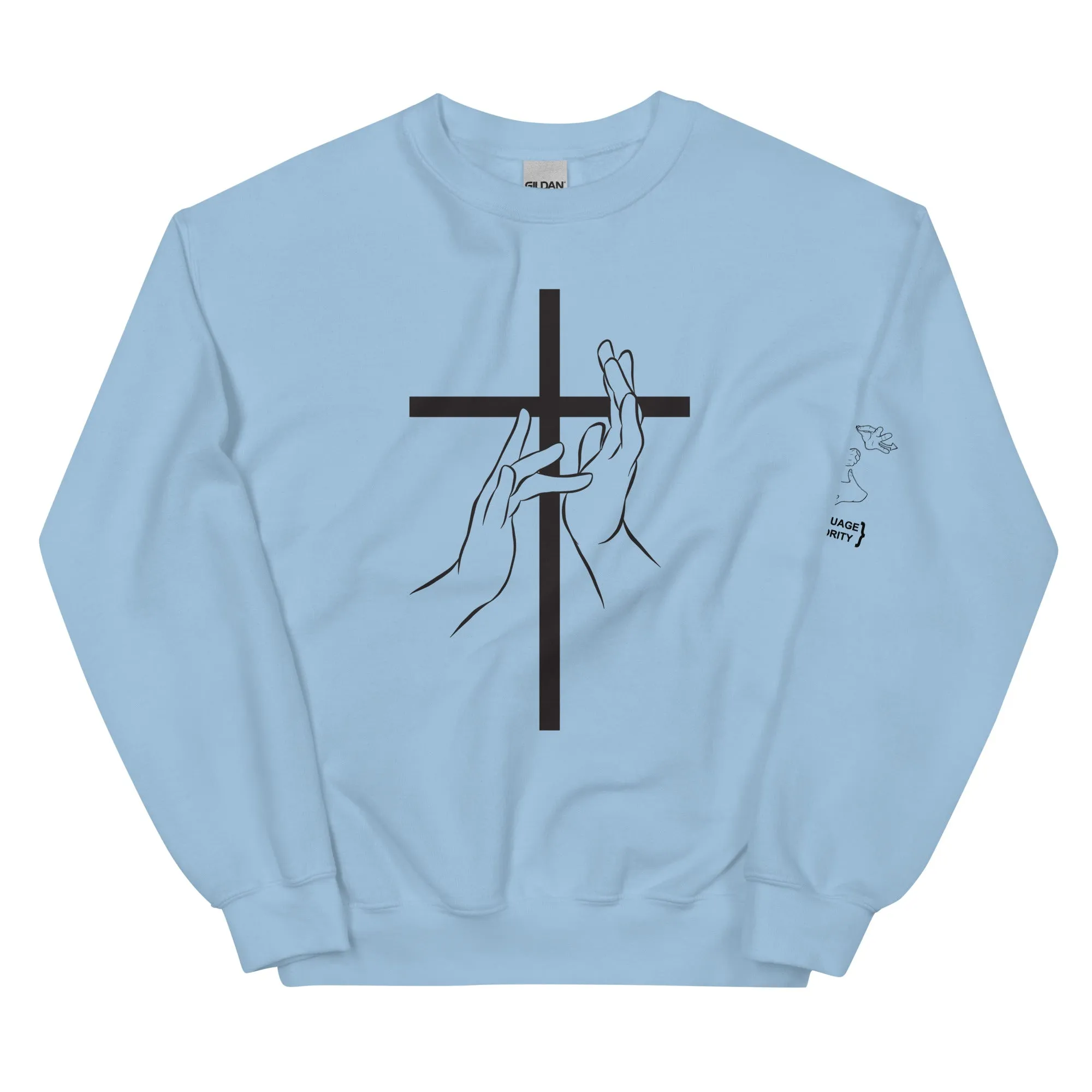 Jesus (ASL) Crew Neck Sweatshirt