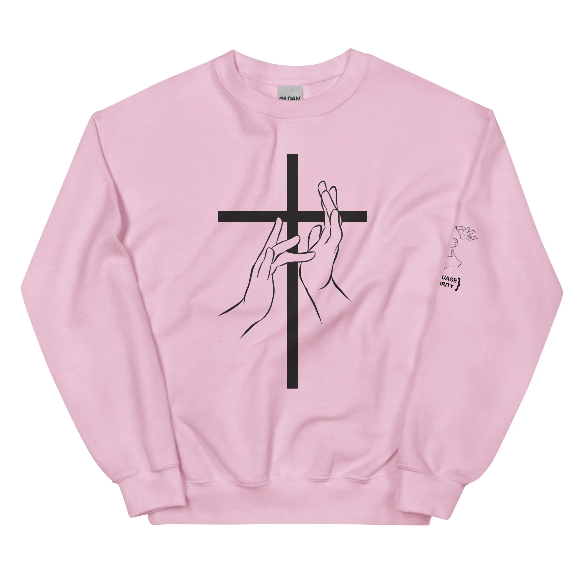 Jesus (ASL) Crew Neck Sweatshirt