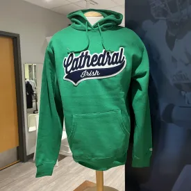 Kelly Green Felt Logo Hoodie