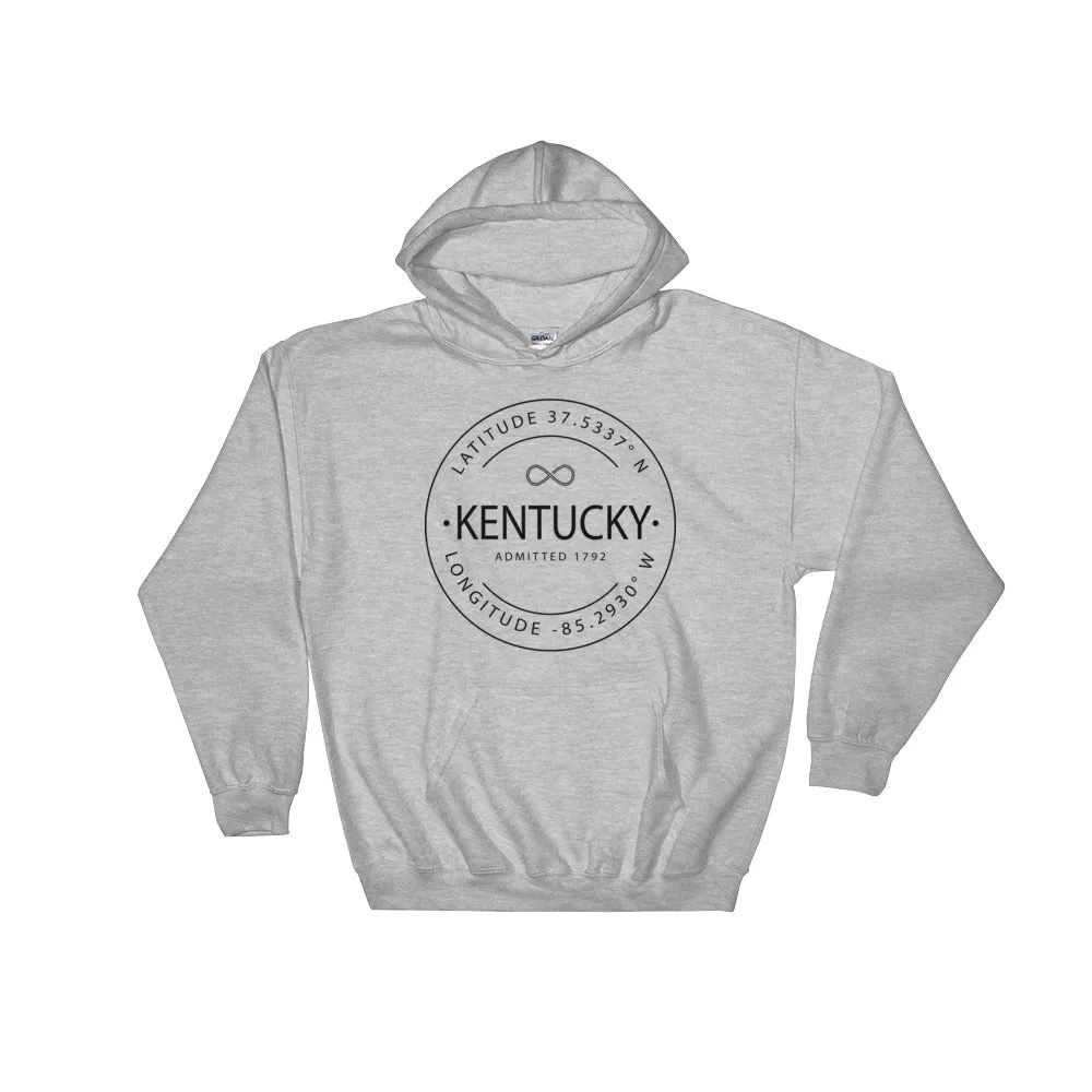 Kentucky - Hooded Sweatshirt - Latitude & Longitude