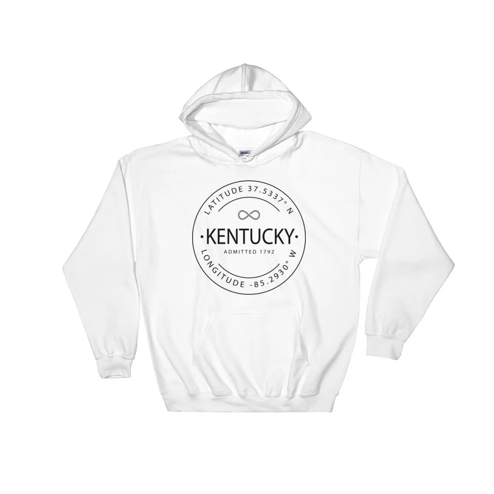 Kentucky - Hooded Sweatshirt - Latitude & Longitude