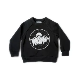 Kids Night Sky Crewneck-Black