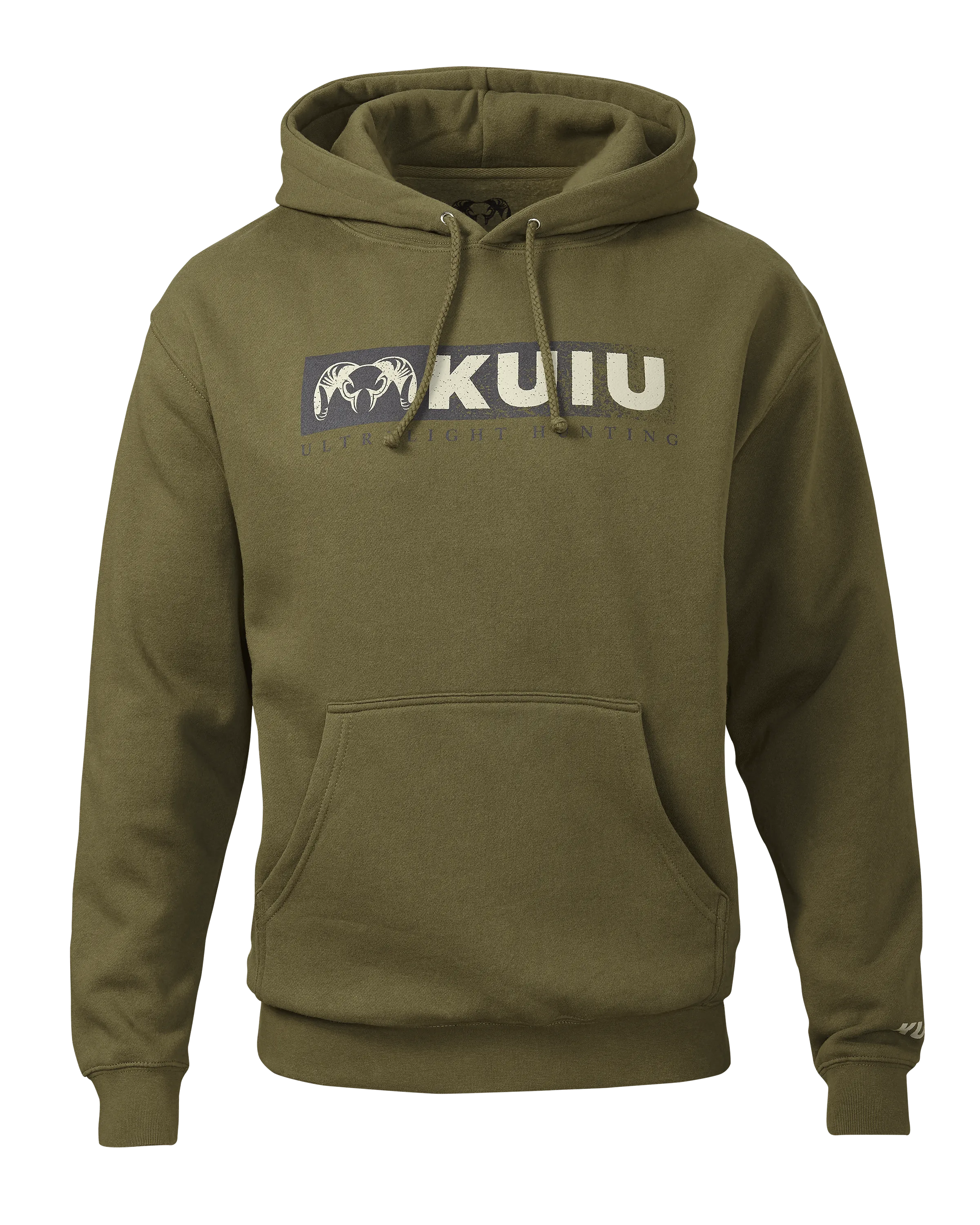 KUIU Distressed Logo Hoodie | Army