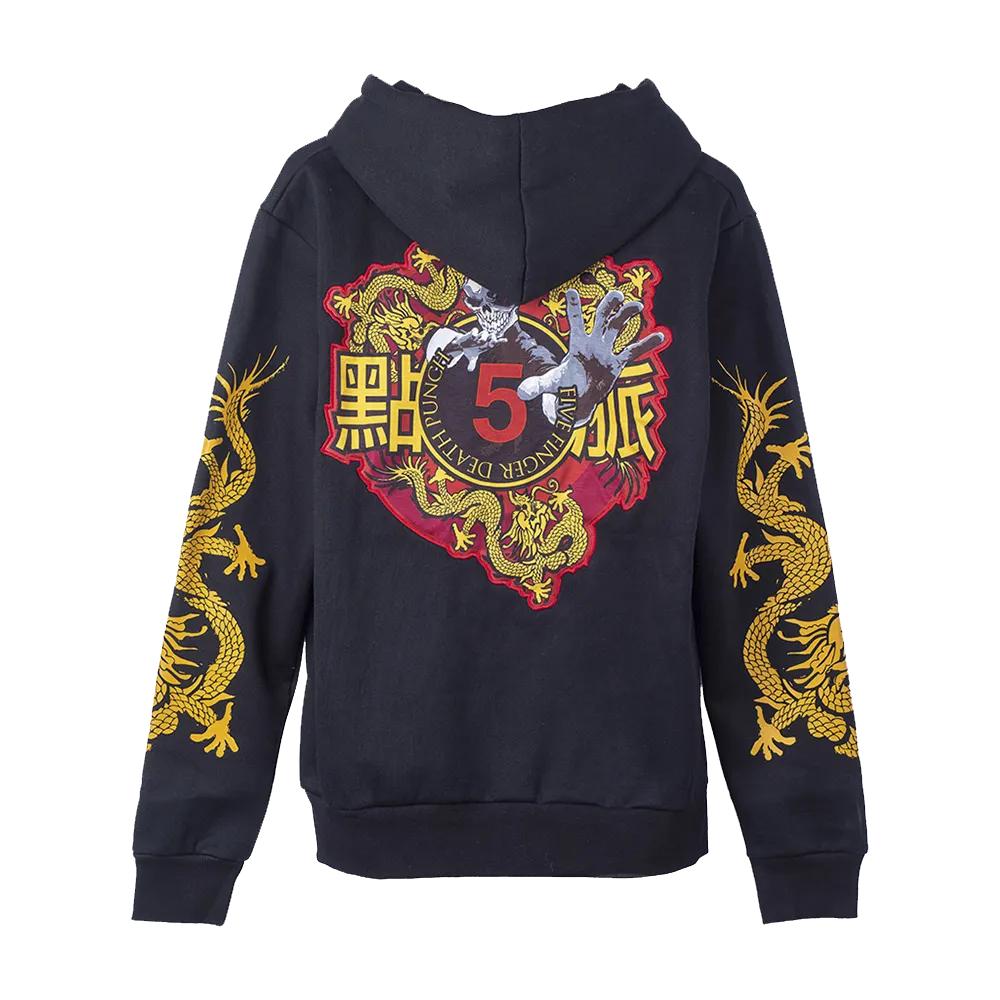 Kung Fu Tattoo Zip Hoodie