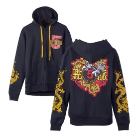 Kung Fu Tattoo Zip Hoodie