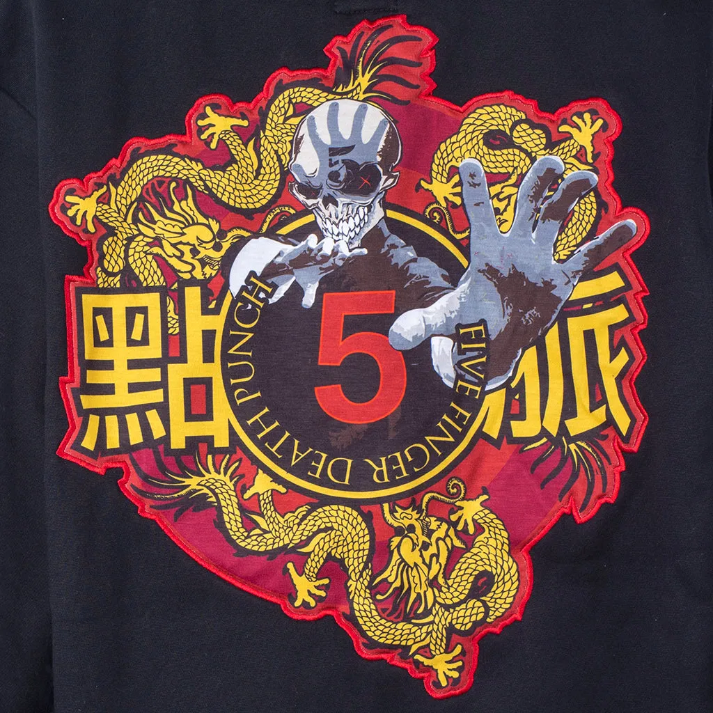 Kung Fu Tattoo Zip Hoodie