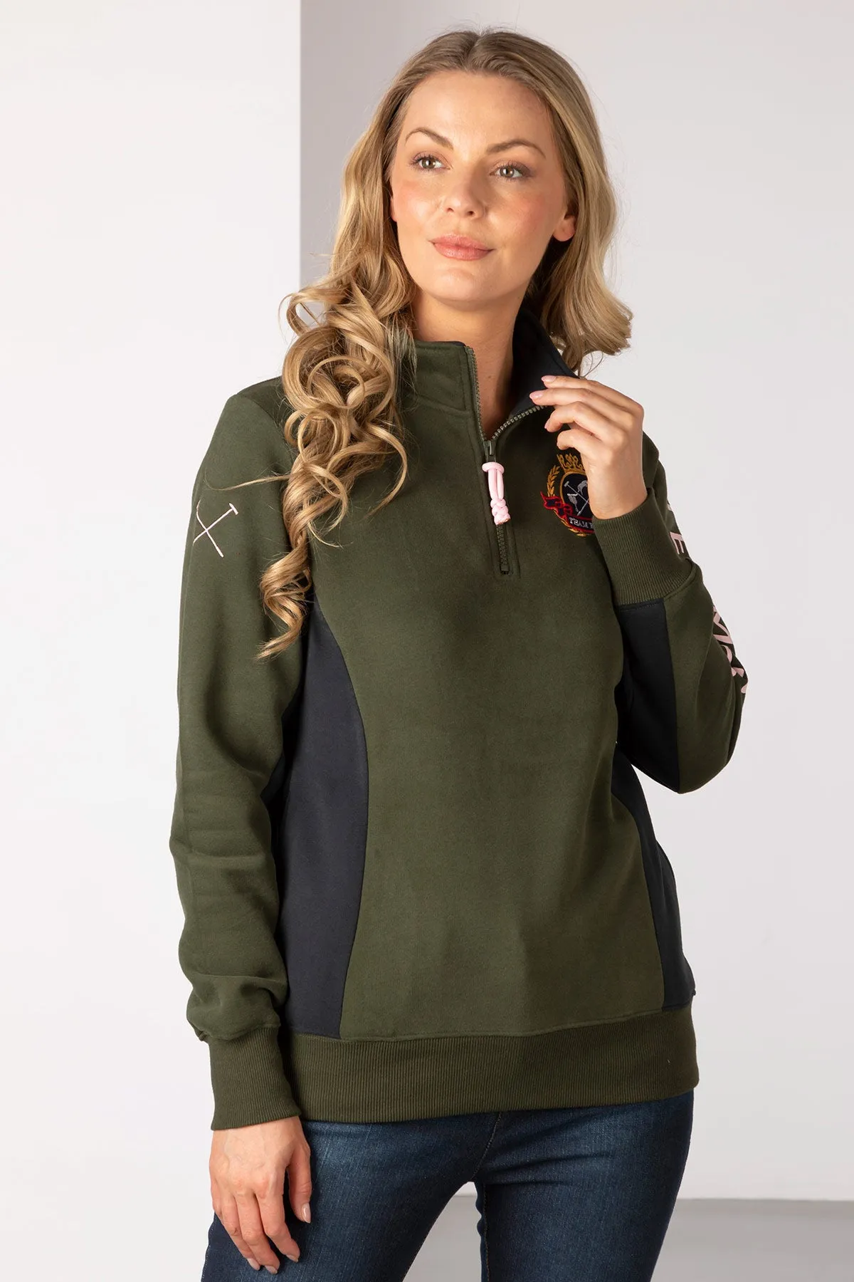 Ladies Muston Panel Sweatshirt