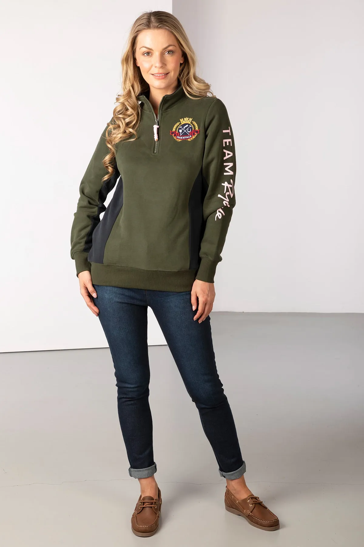 Ladies Muston Panel Sweatshirt