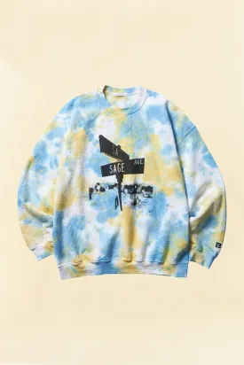 Liberaiders Tiedye Crewneck - Yellow