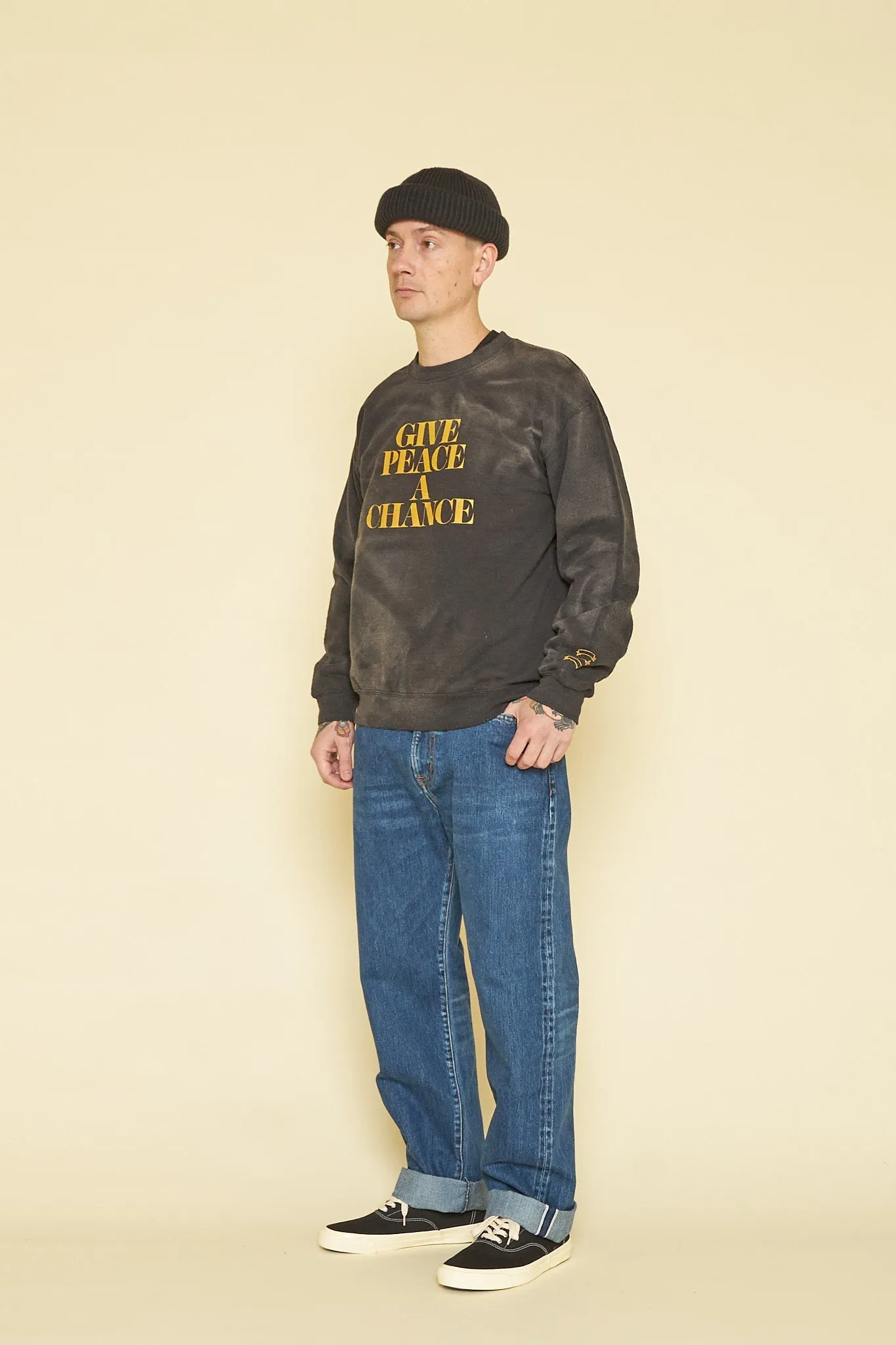 Liberaiders Vintage Wash Crewneck - Black