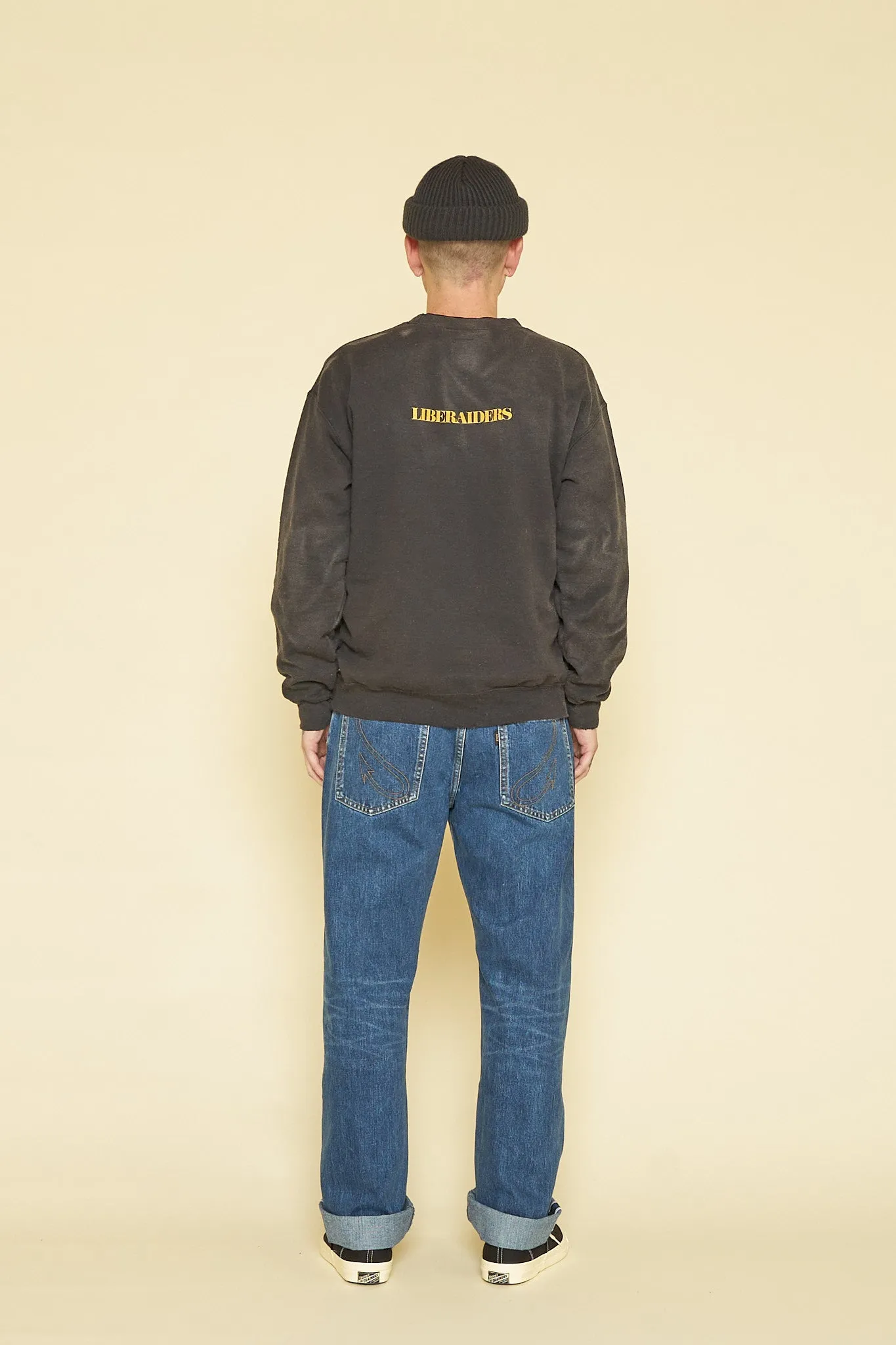 Liberaiders Vintage Wash Crewneck - Black