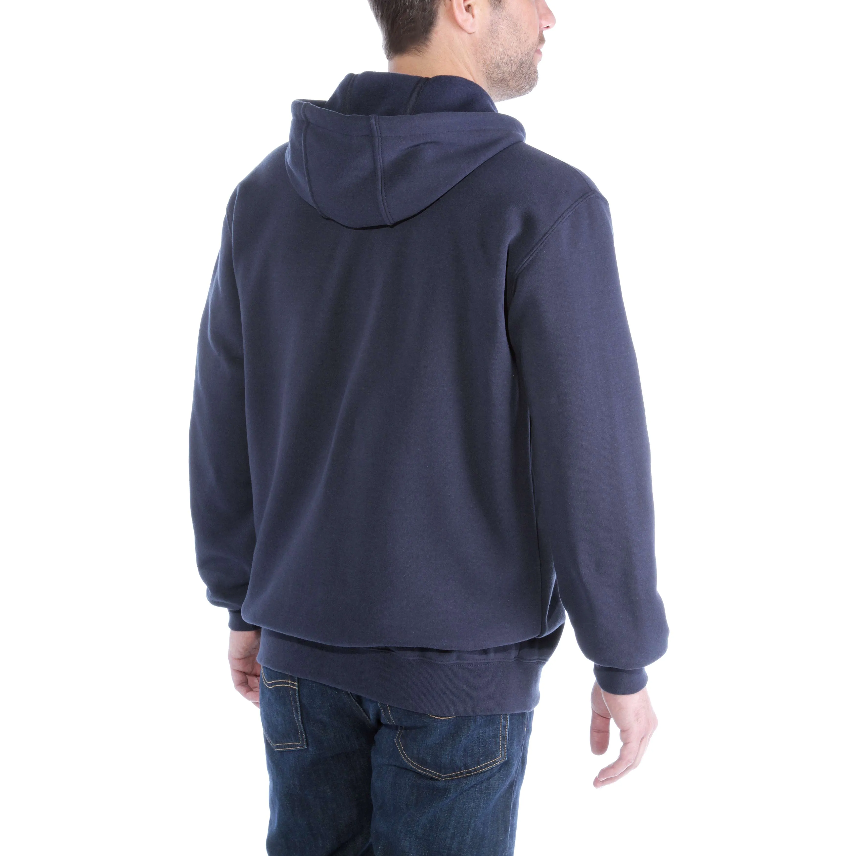 Loose Fit Midweight Full-Zip Sweatshirt