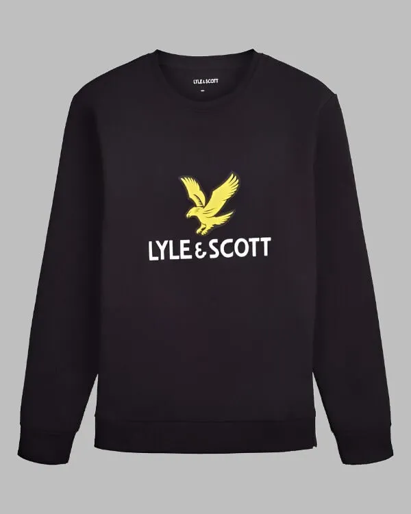 Lyle and Scott Logo Sweatshirt Black