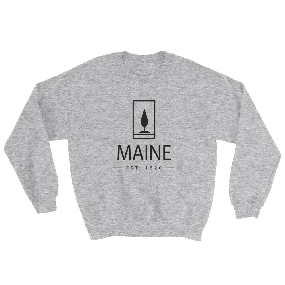 Maine - Crewneck Sweatshirt - Established