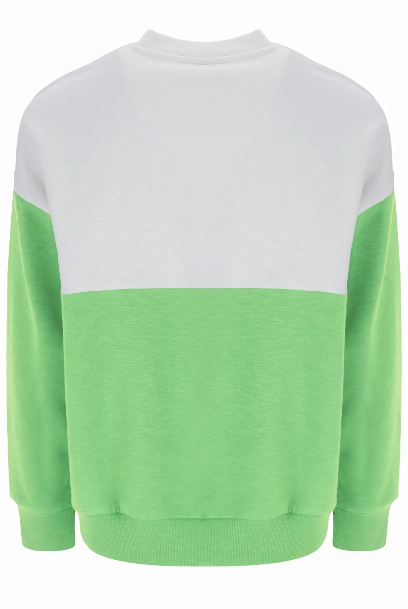 Marlowe Colour Block Oversized Crew Sweatshirt