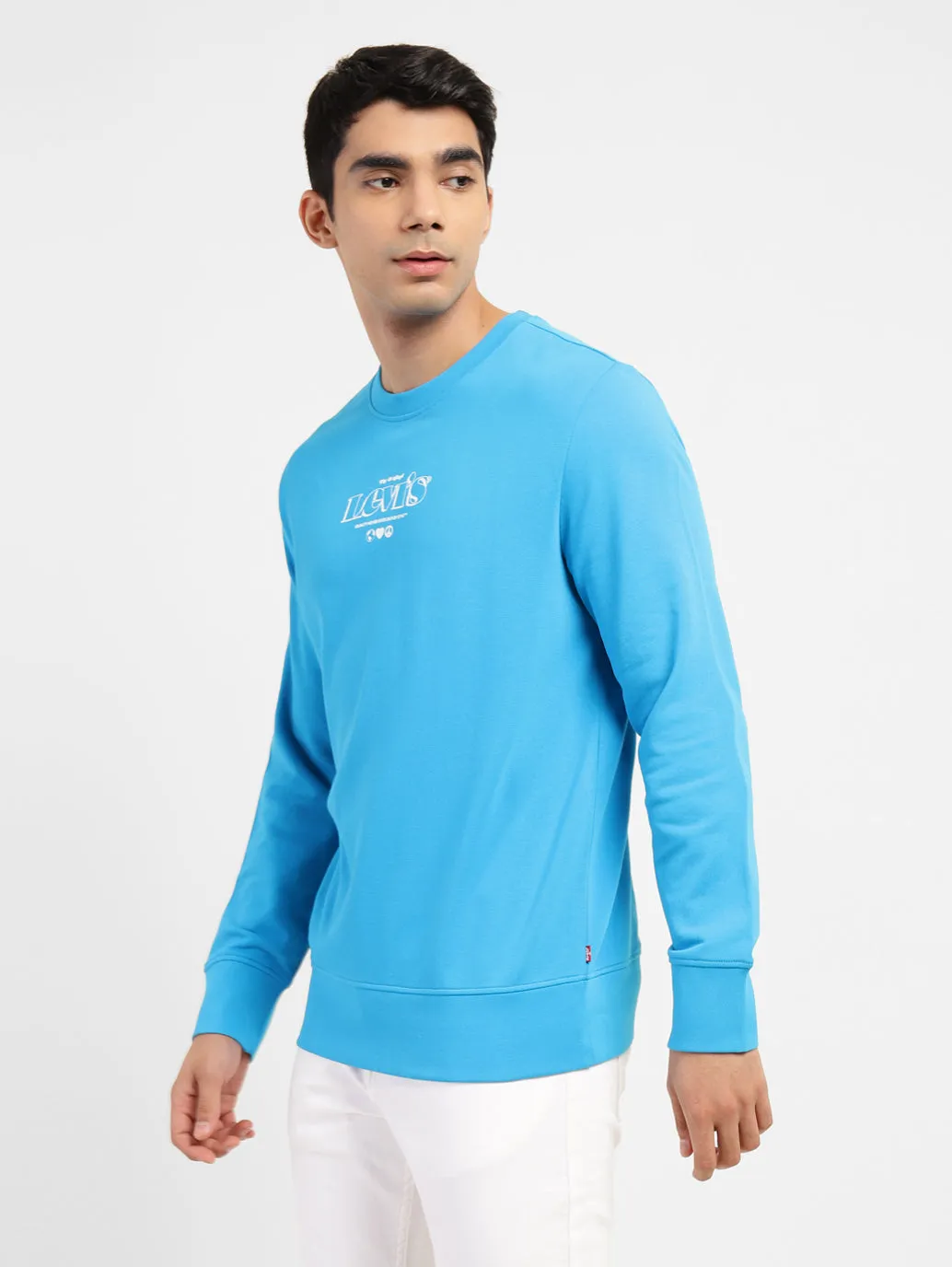 Men's Brand Logo Crew Neck Sweatshirt