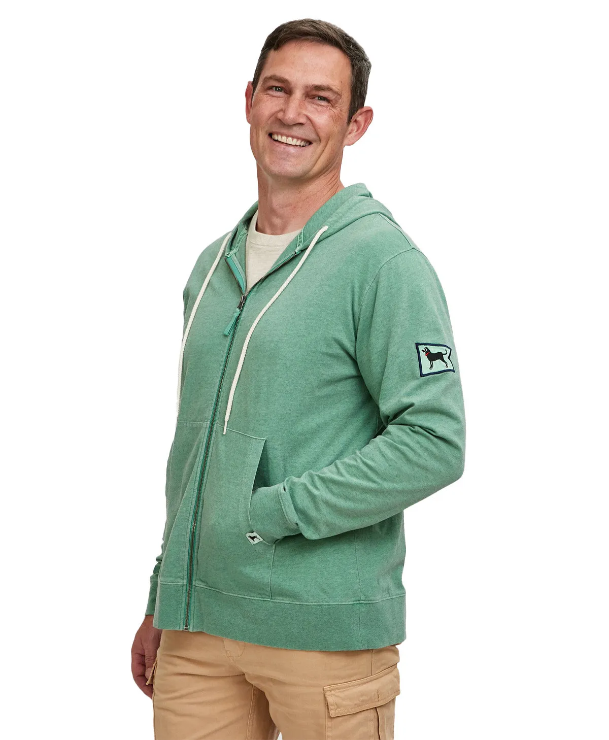 Mens Full Zip Burgee Cadet