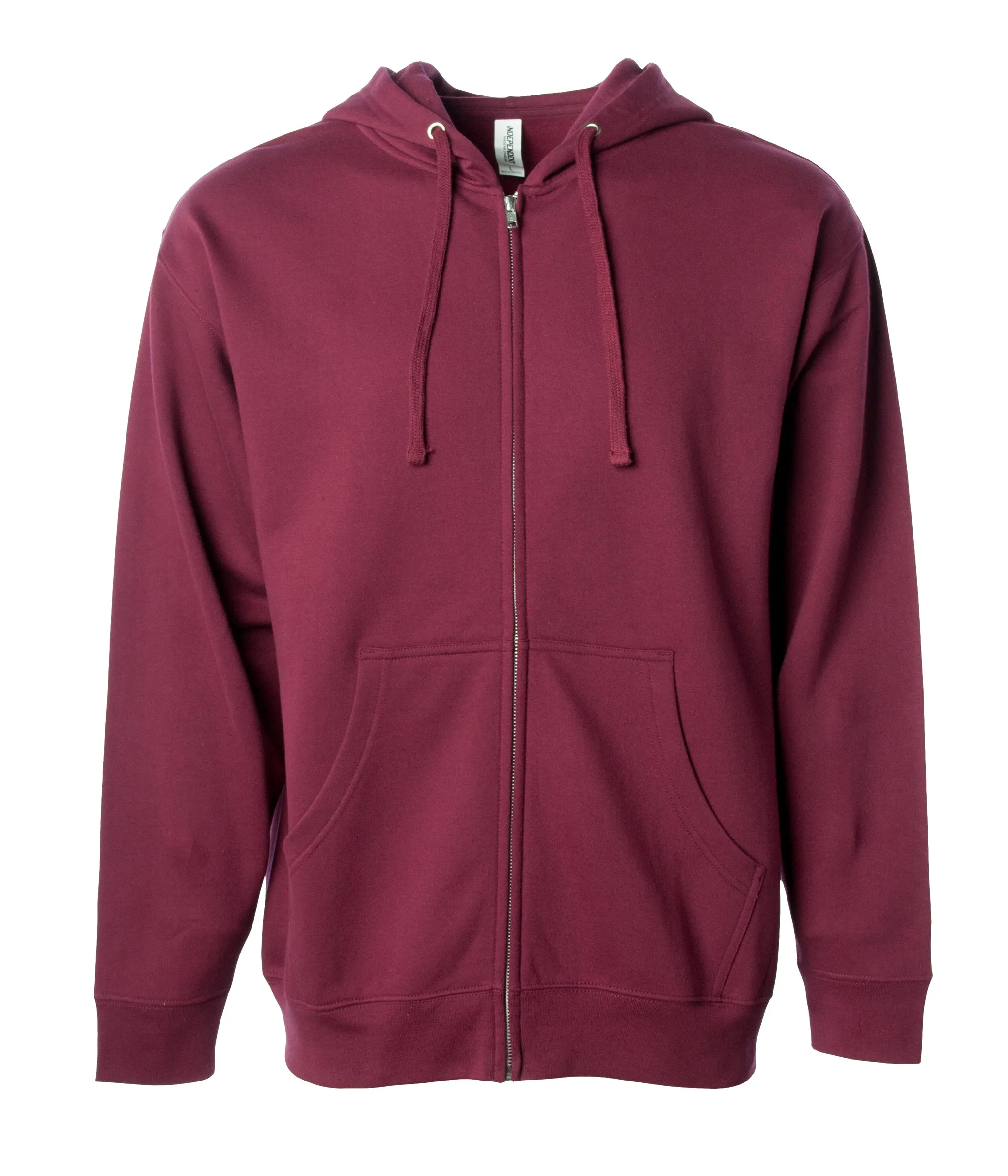 Midweight Zip Hooded Sweatshirt