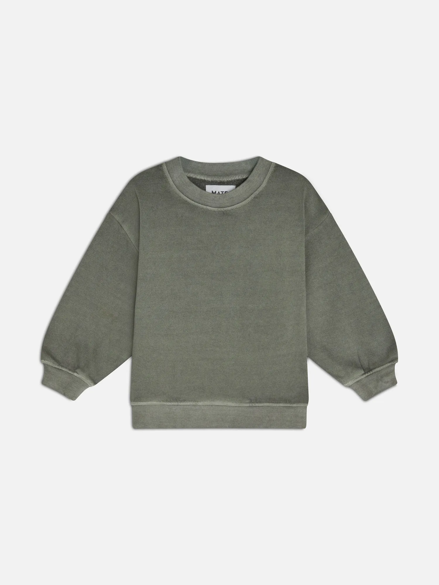 Mini Organic Fleece Crew Neck Sweatshirt