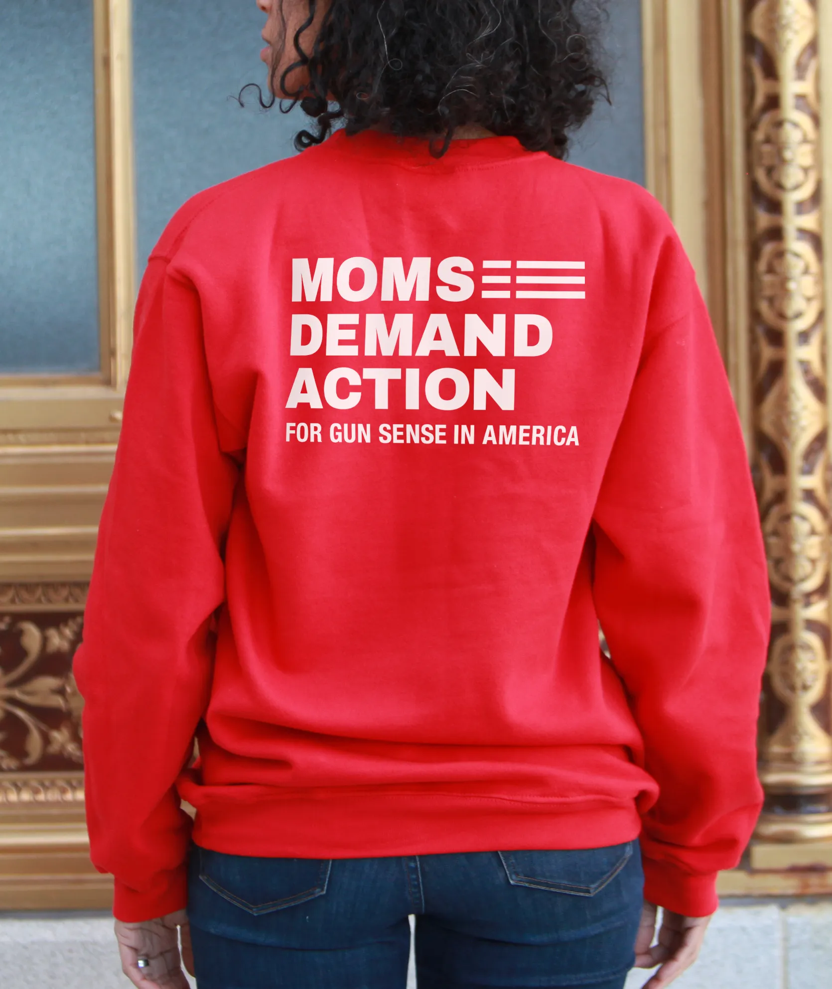 Moms Logo Pullover Sweatshirt