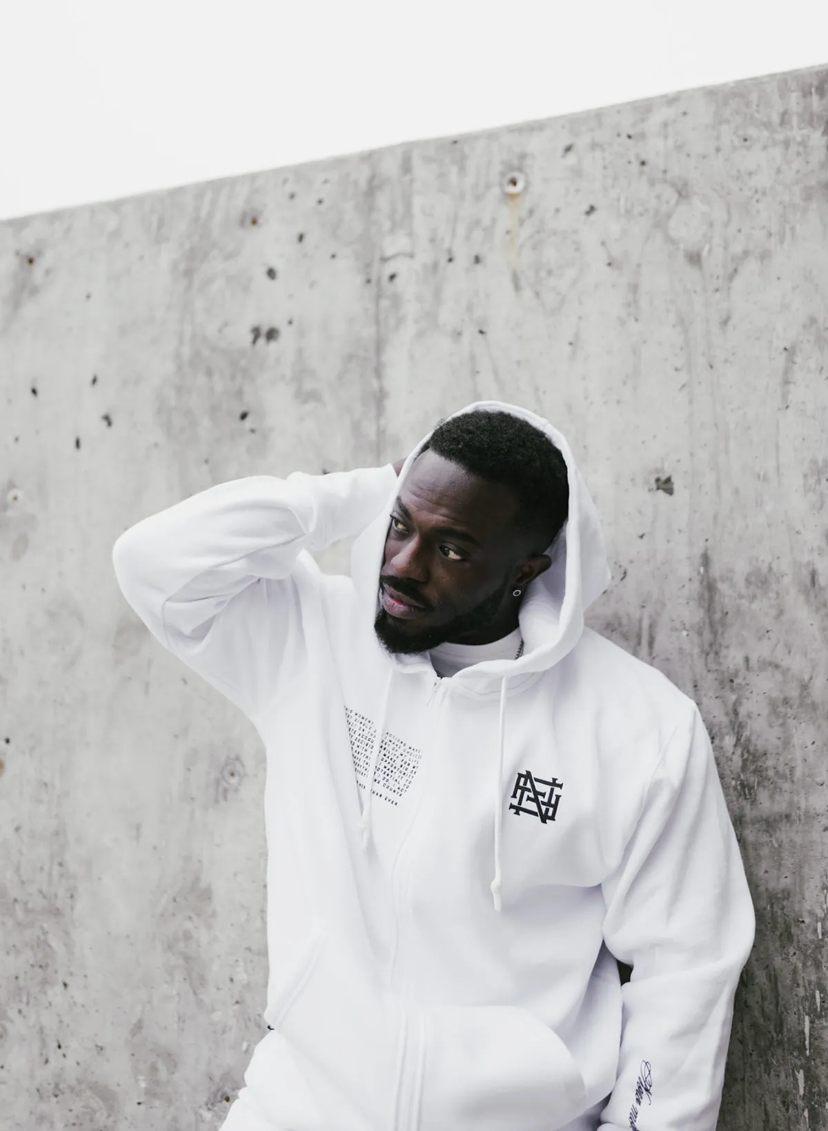 MORE THAN EVER ZIP UP - WHITE