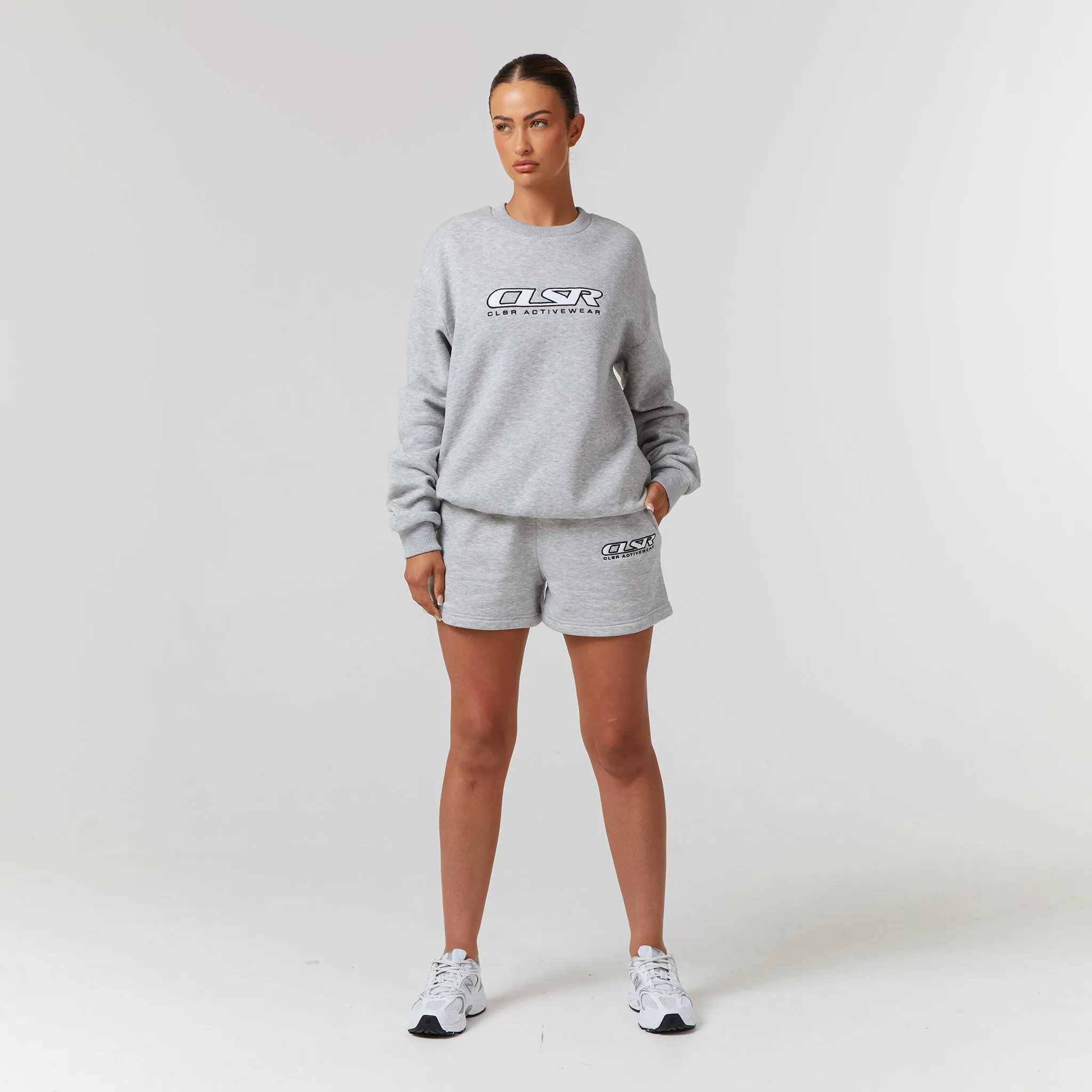 Motion Sweatshirt Twinset | Grey Marl