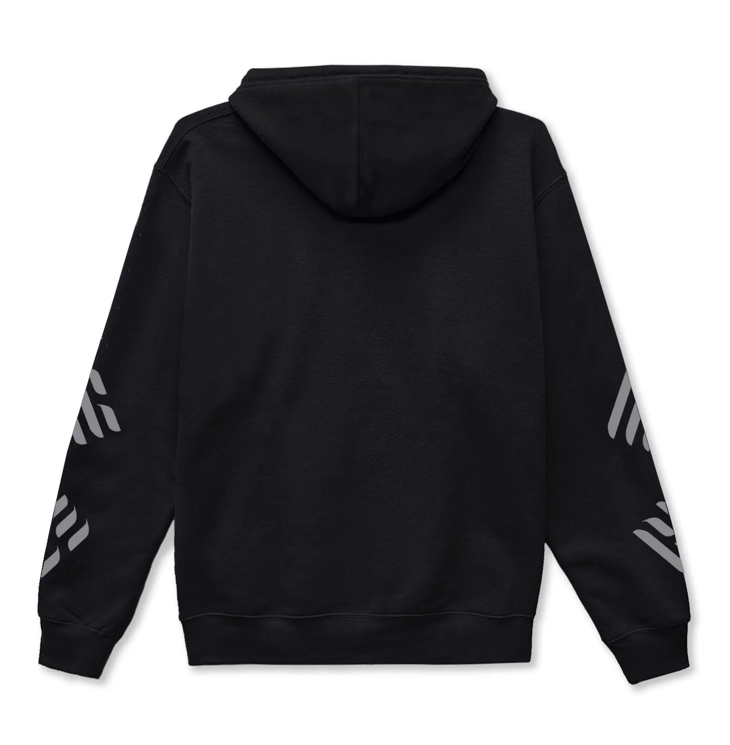 MUGUNGHWA STRIPE ZIP UP HOODIE (BLACK)