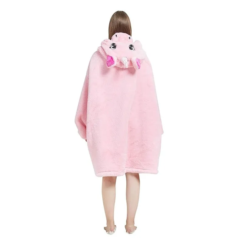 My Snuggy - Adult Pink Unicorn Hoodie Blanket