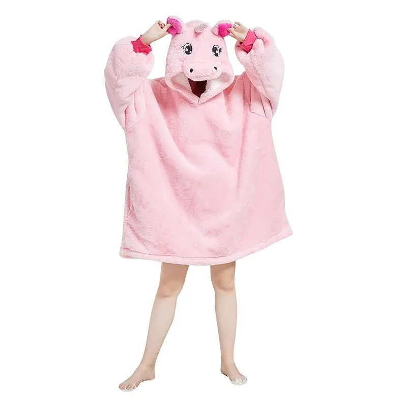 My Snuggy - Adult Pink Unicorn Hoodie Blanket