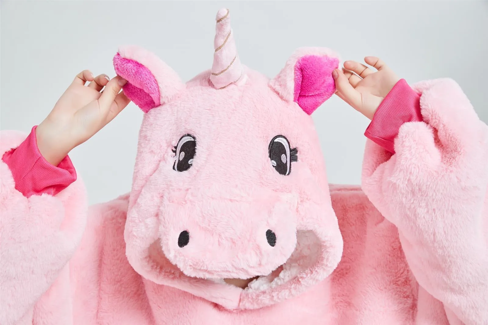 My Snuggy - Adult Pink Unicorn Hoodie Blanket