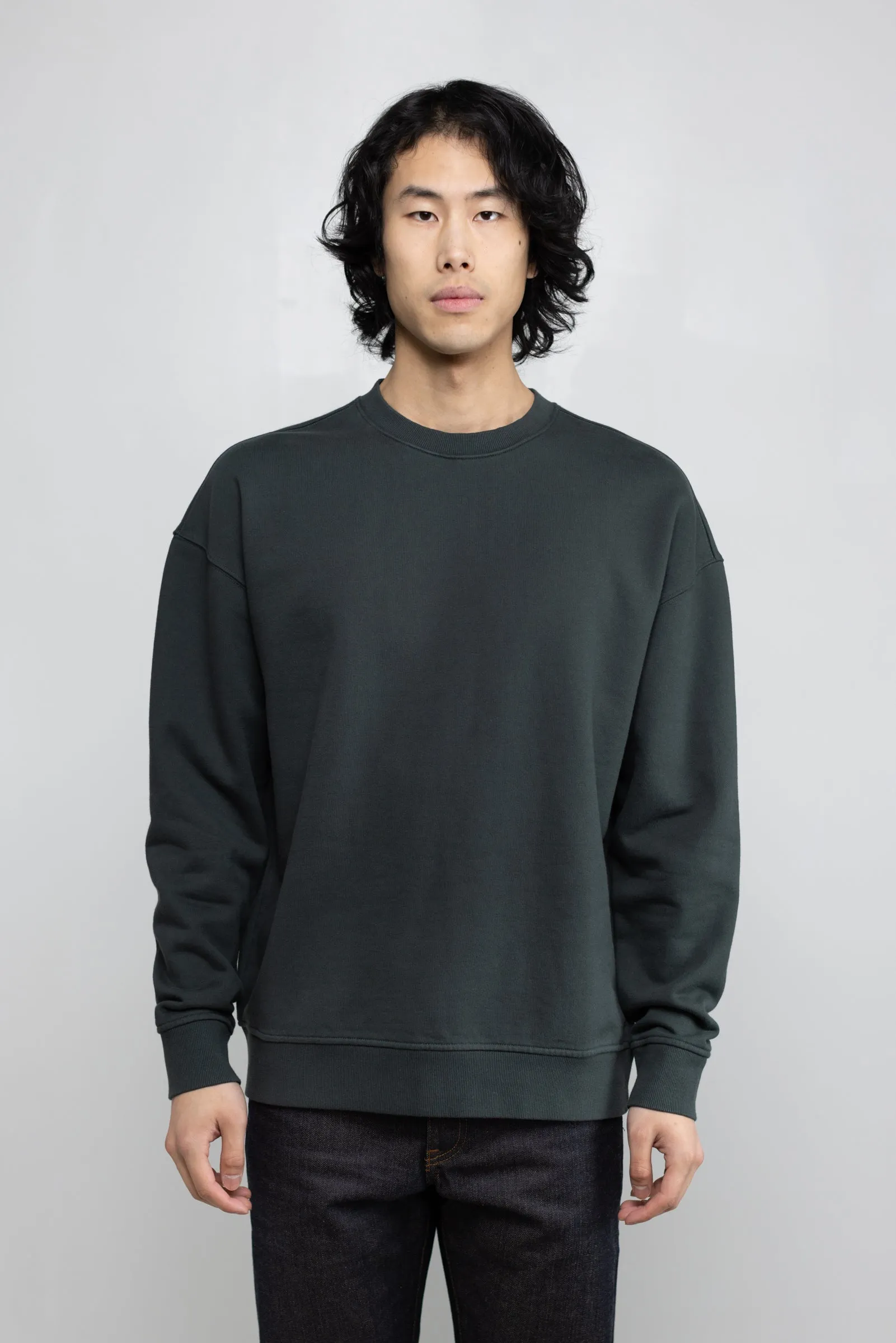 NS2174-4 Cotton Fleece Sweatshirt in Hunter Green