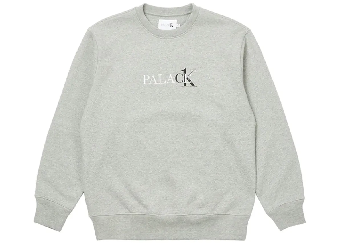 Palace x Calvin Klein Sweatshirt (Light Grey)