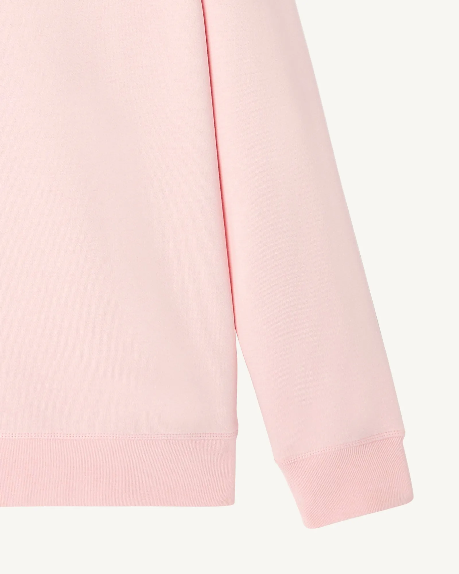 Peach pink Elvas organic cotton sweatshirt