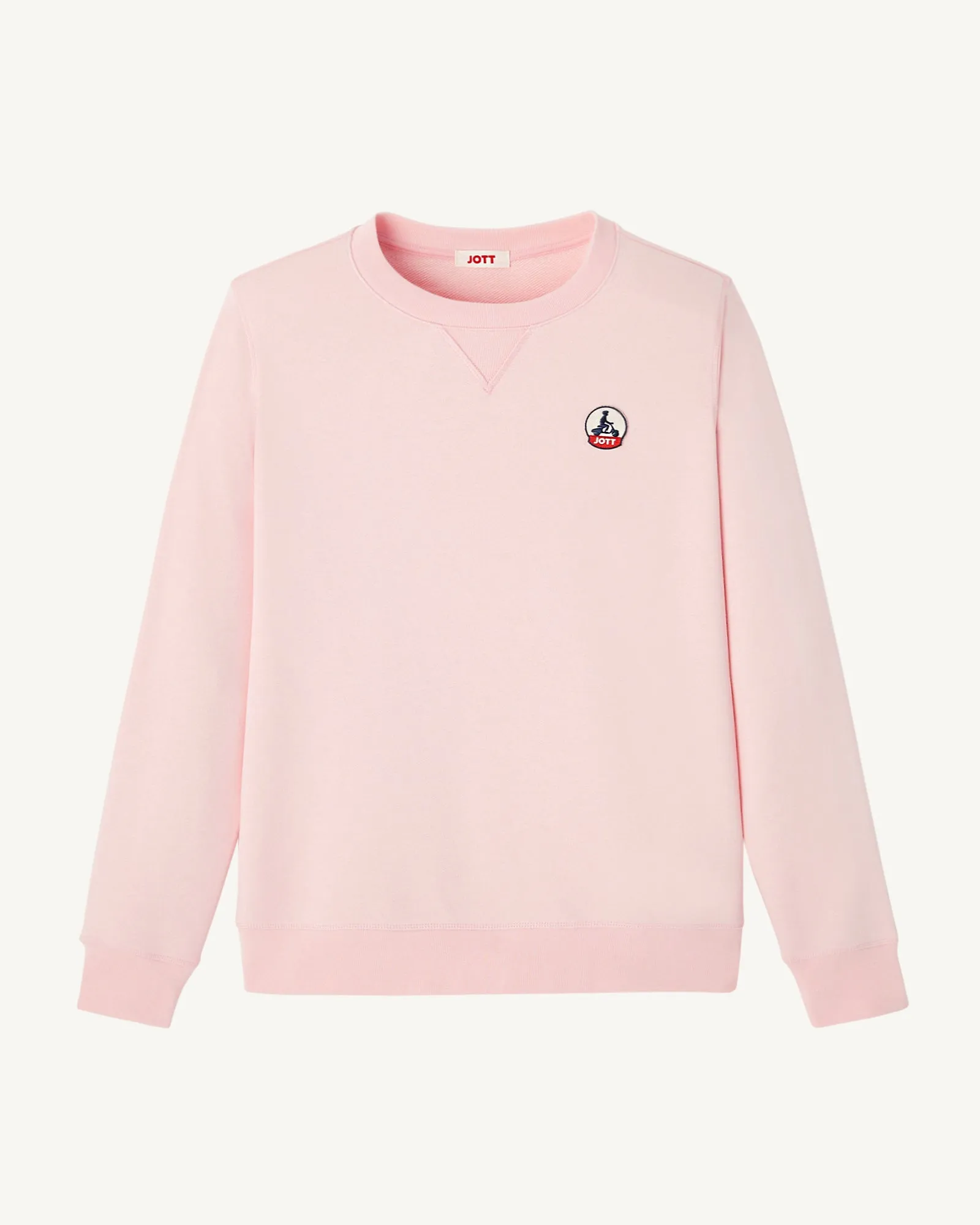 Peach pink Elvas organic cotton sweatshirt