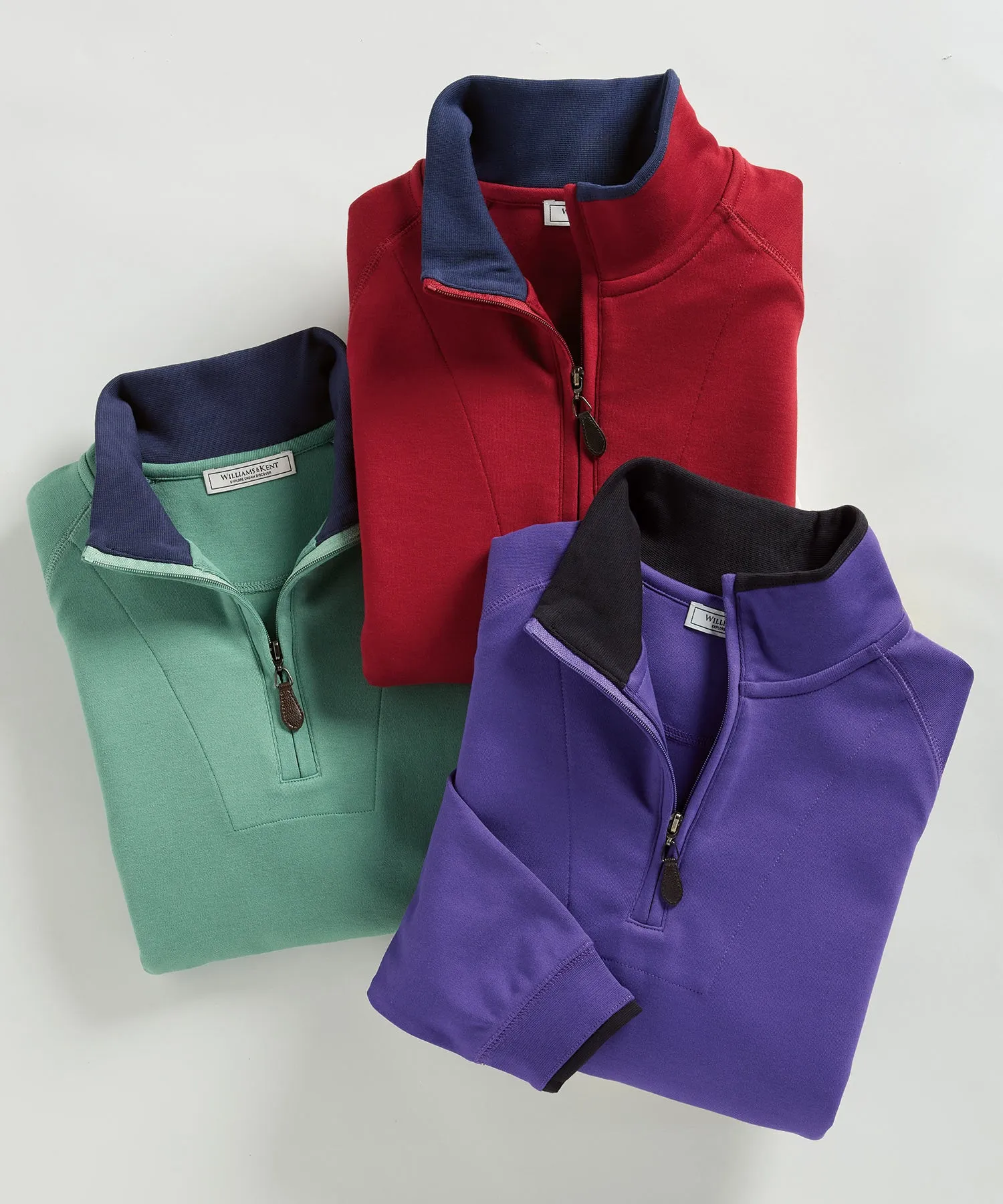 Pima Knit Half-Zip Pullover