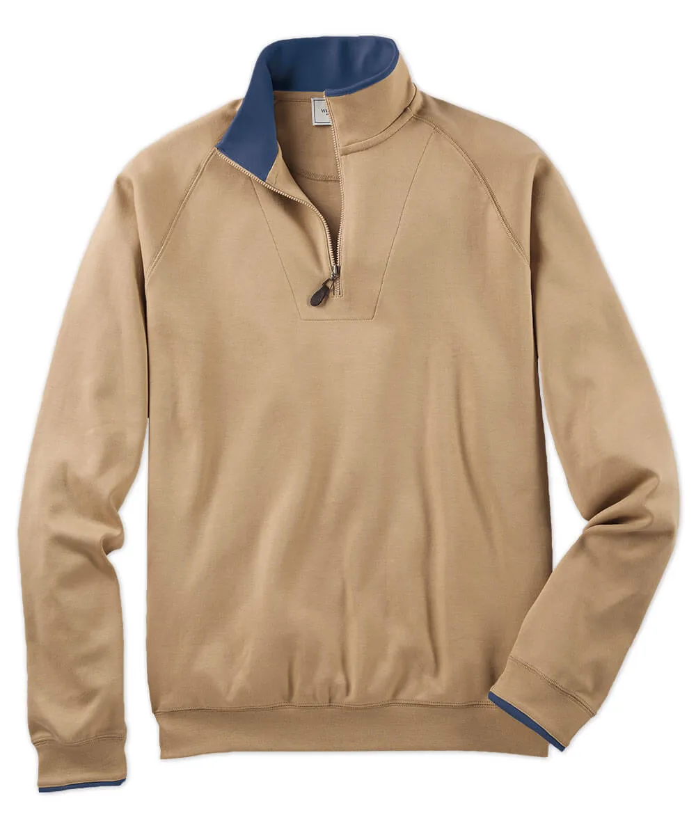 Pima Knit Half-Zip Pullover