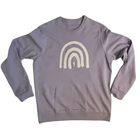 Rainbow & Bolt Sweatshirt (Lavender)