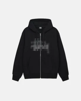 REFRACTED ZIP HOODIE