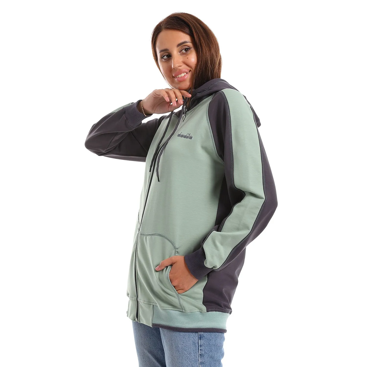 Summer Milton Zipped Women Sweatshirt