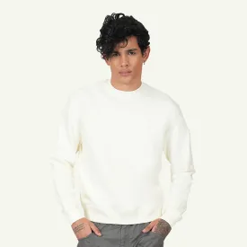 SWEAT SHIRT LOGO MEN'S SWEATSHIRT - STAR WHITE