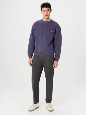 The Utility Fleece Sweatshirt in Midnight Mauve