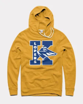 UNK Block K Lopers Gold Hoodie